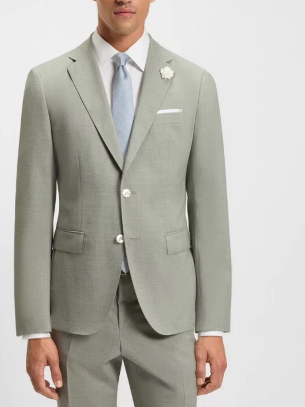 New BOSS H Hutson Wool Blend Sport Coat Blazer Slim Fit Sz 46R